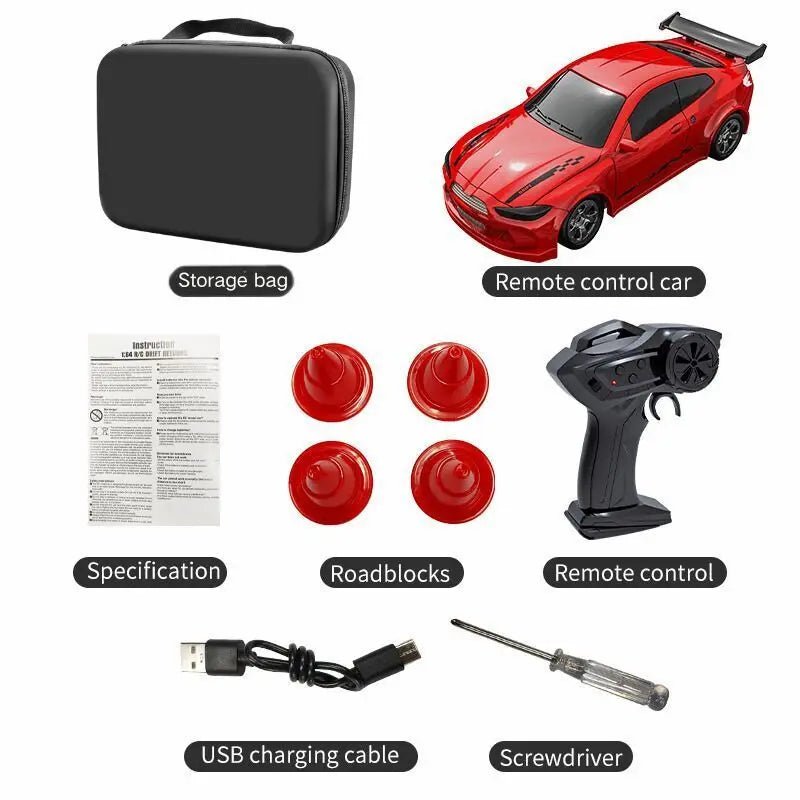 AeroGlide Mini 1:64 Remote Control Drift Car For Smooth Gliding