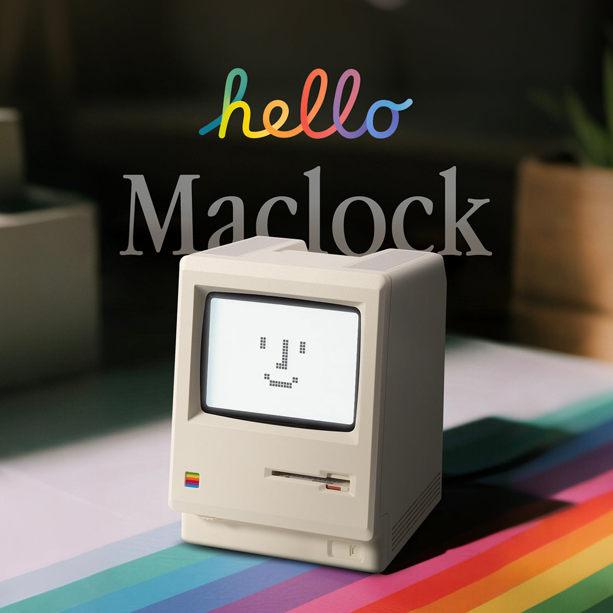 NexaTick Digitální Budík s Retro Designem Počítače