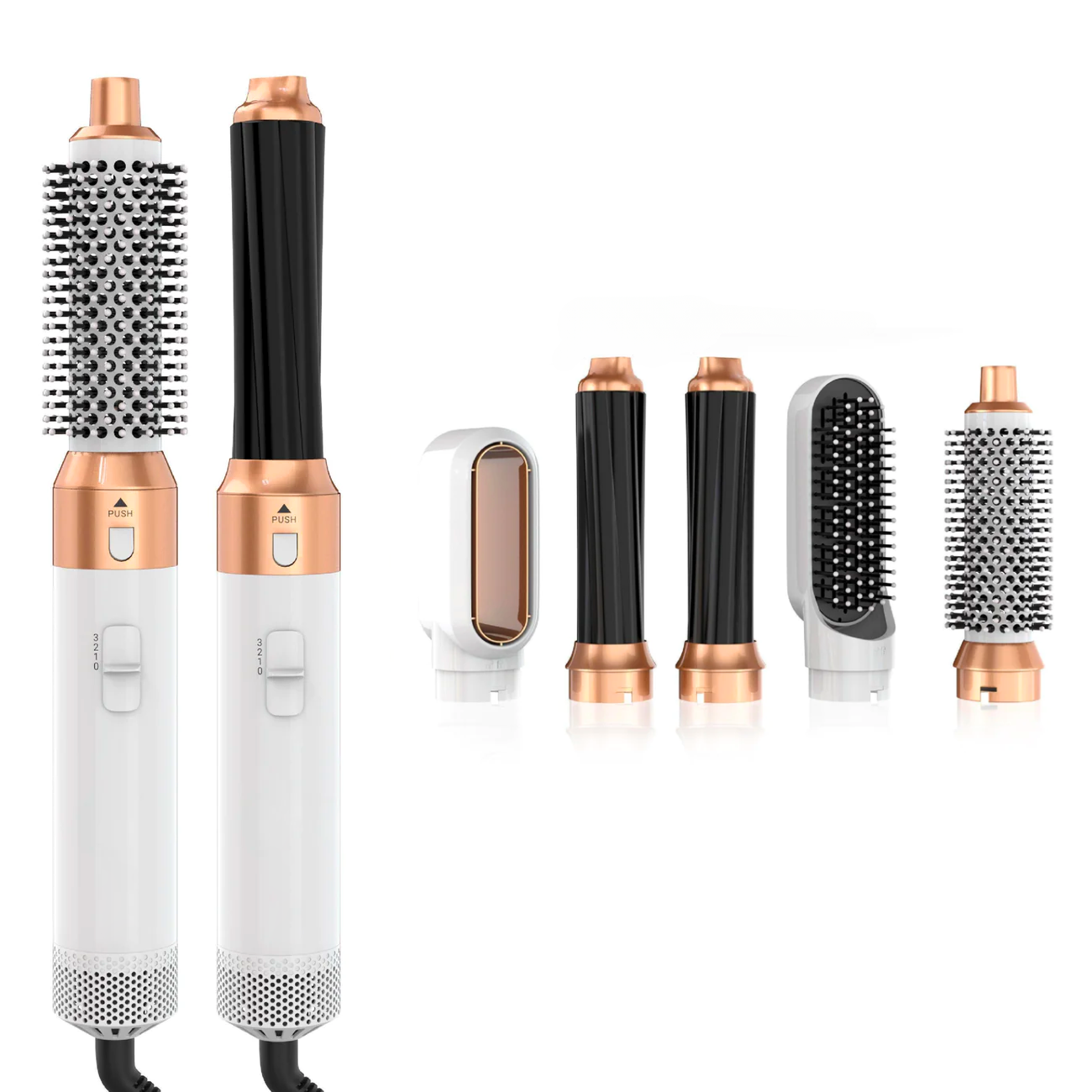 AeroLux 4-In-1 Hair Styler For Drying, Curling, Straightening, And Volumizing