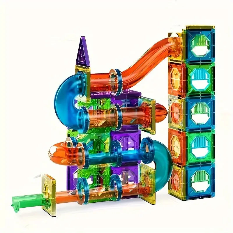 Colorful Magnetic Building Blocks STEM Construction Set