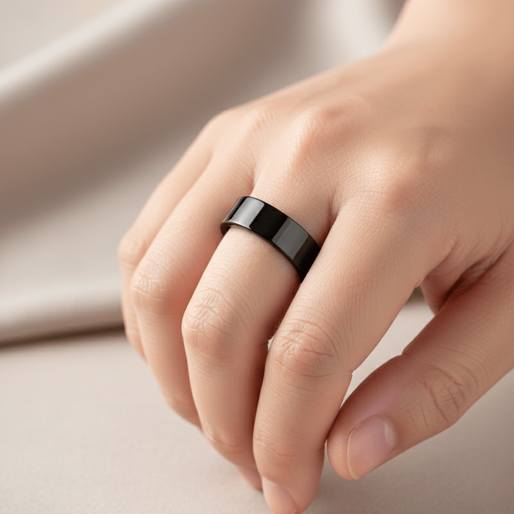 Anello Magnetico NovaGlow per Terapia, Drenaggio Linfatico, Circolazione Sanguigna e Benessere