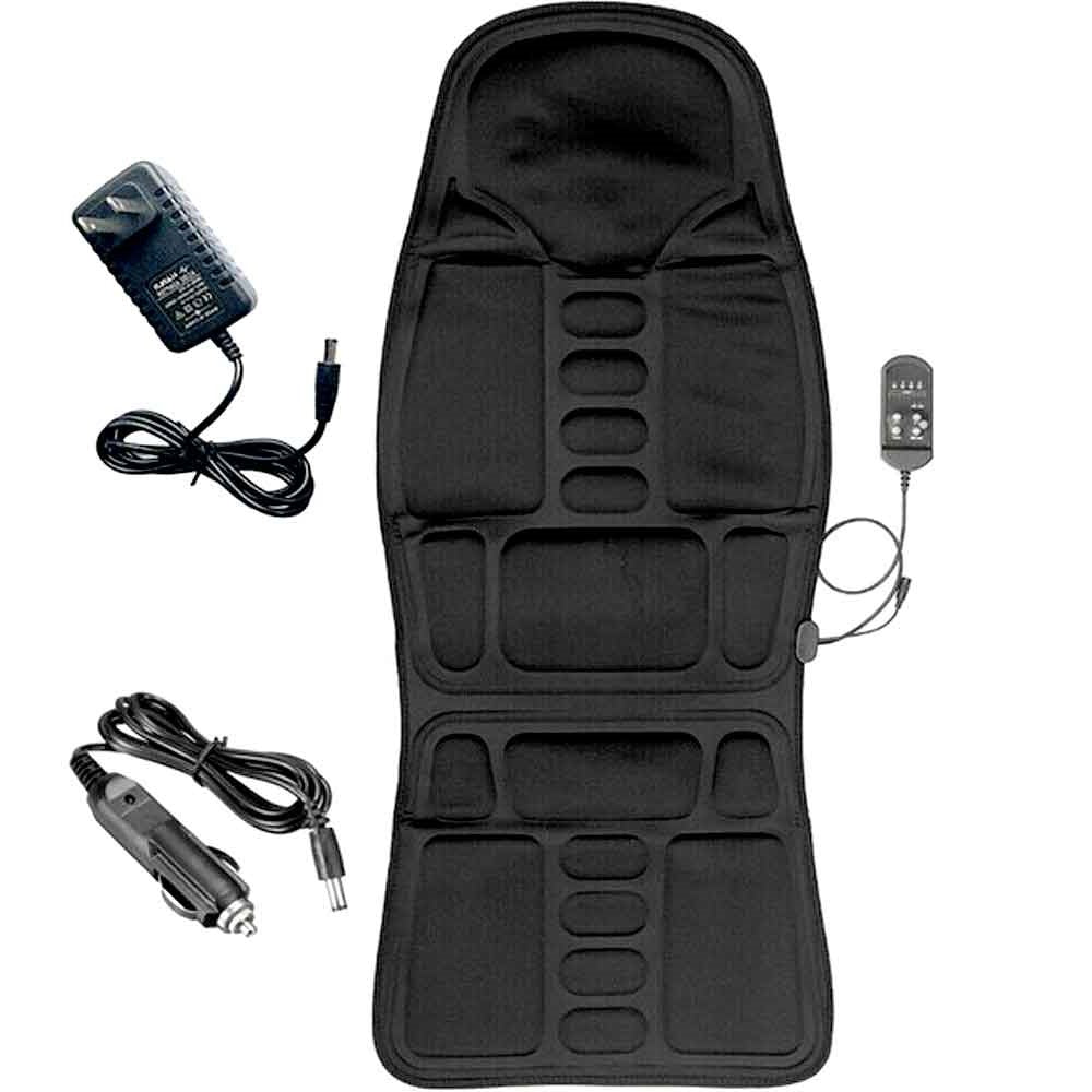 8-Mode Heated Massage Chair Pad for Back, Neck, and Full-Body Relief
