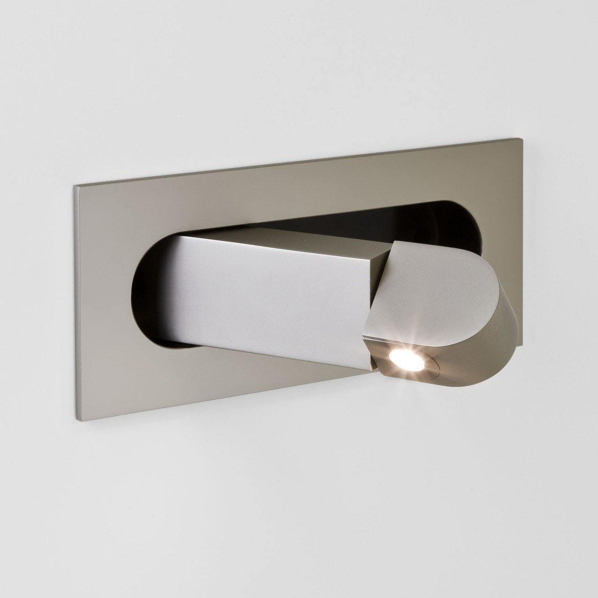 NyraLume Halo LED nástěnná lampa na čtení u postele s ambientním podsvícením