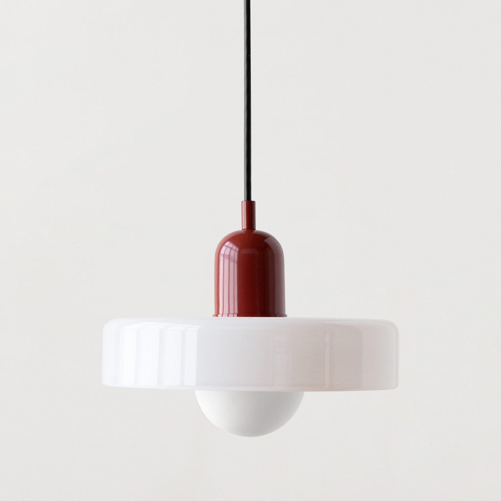 AuroraLume Retro Nordic Glass Pendant Lamp With Soft Ambient Lighting