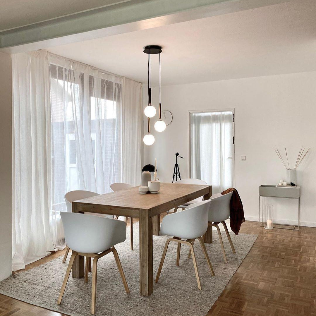 Etara Klare Glas Minimalistische Pendelleuchte für Esstische