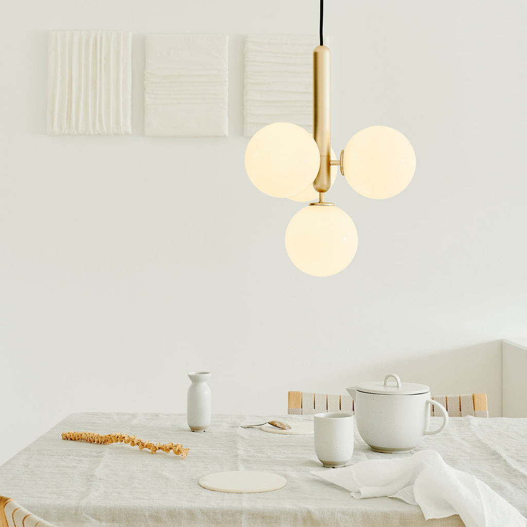 Etara Klare Glas Minimalistische Pendelleuchte für Esstische