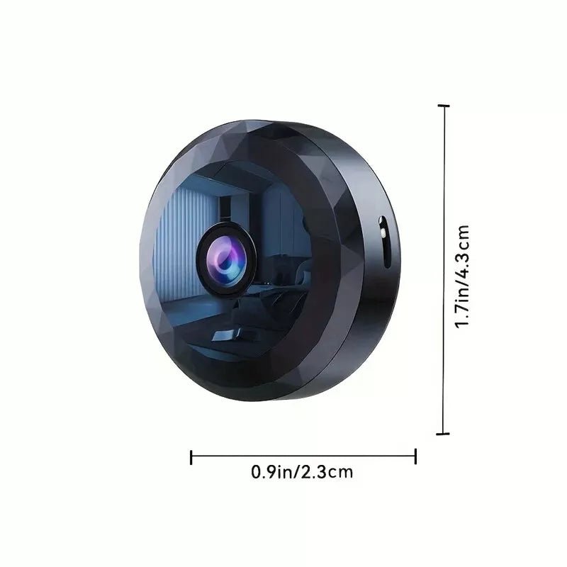 NovaGuard Mini 1080P WiFi-sikkerhedskamera med natvision og bevægelsesdetektion