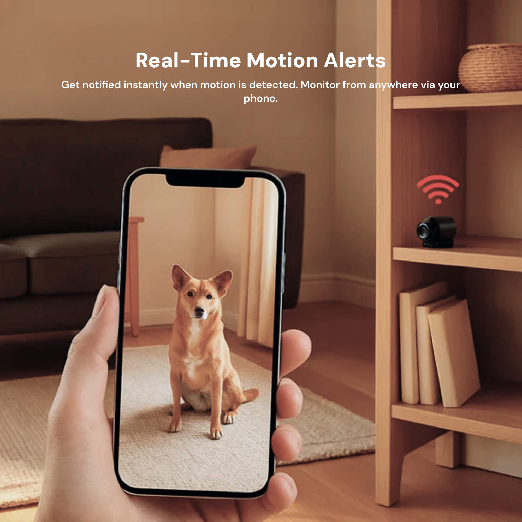 AeroGuard Mini Wireless Hidden Camera With Audio For Nanny Monitoring