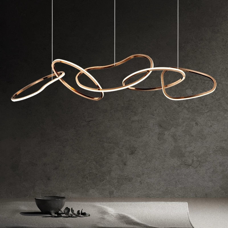 Nordic Irregular Luxury Pendant Light For Modern Interiors