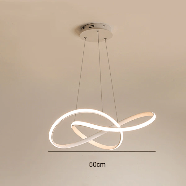 QuantaTwirl LED Pendant Light With Twisted Modern Design