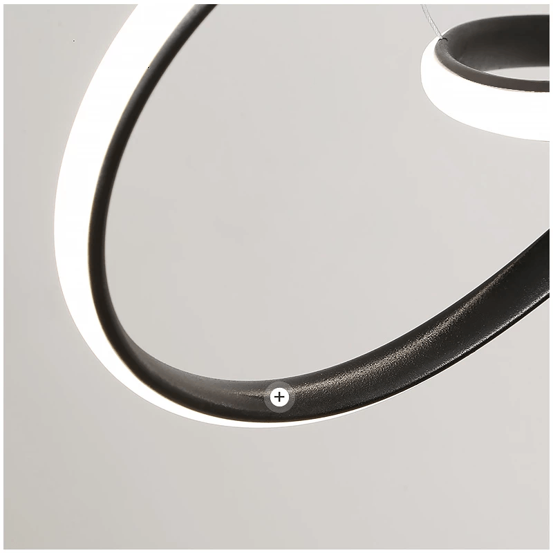 QuantaTwirl LED Pendant Light With Twisted Modern Design