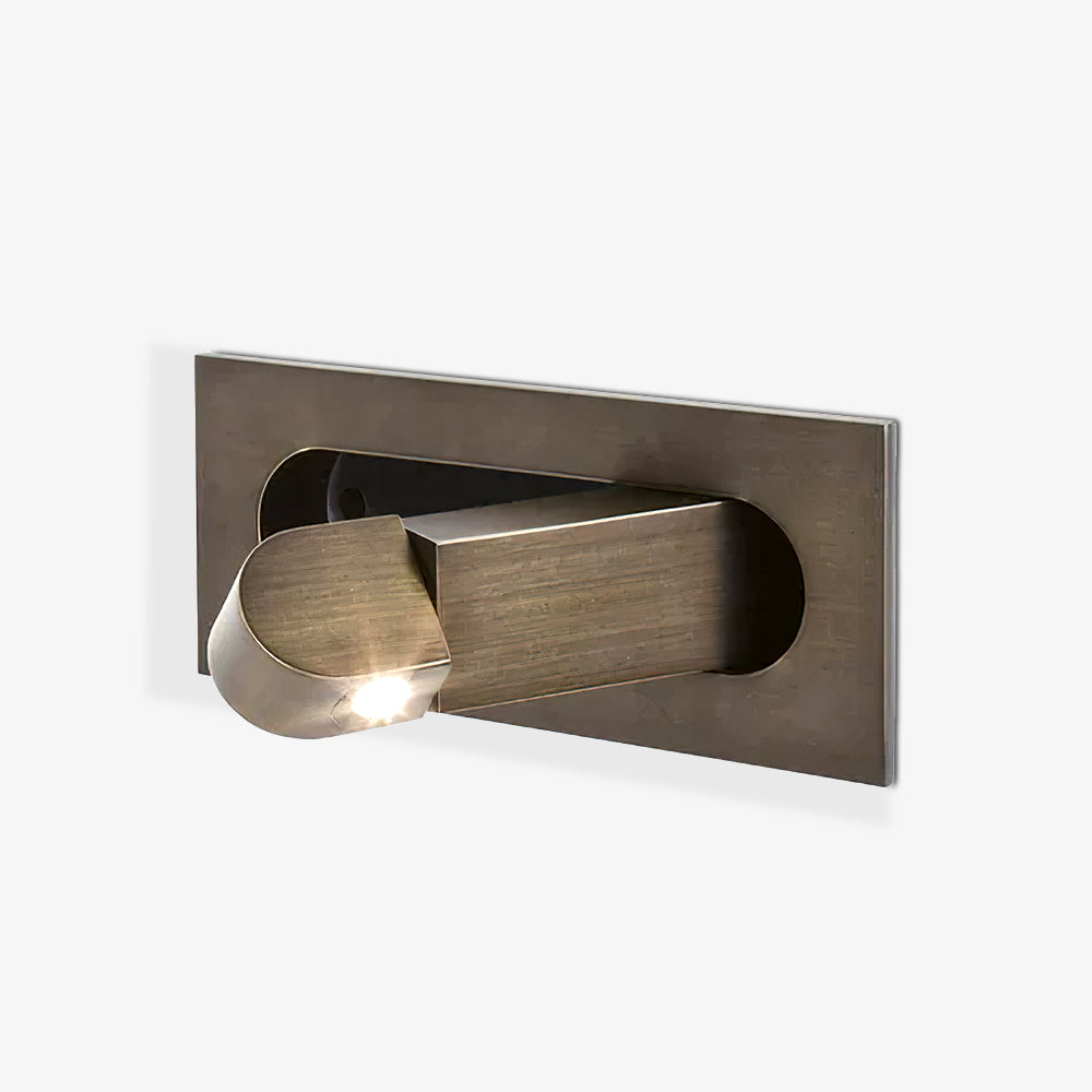 NyraLume Halo LED nástěnná lampa na čtení u postele s ambientním podsvícením