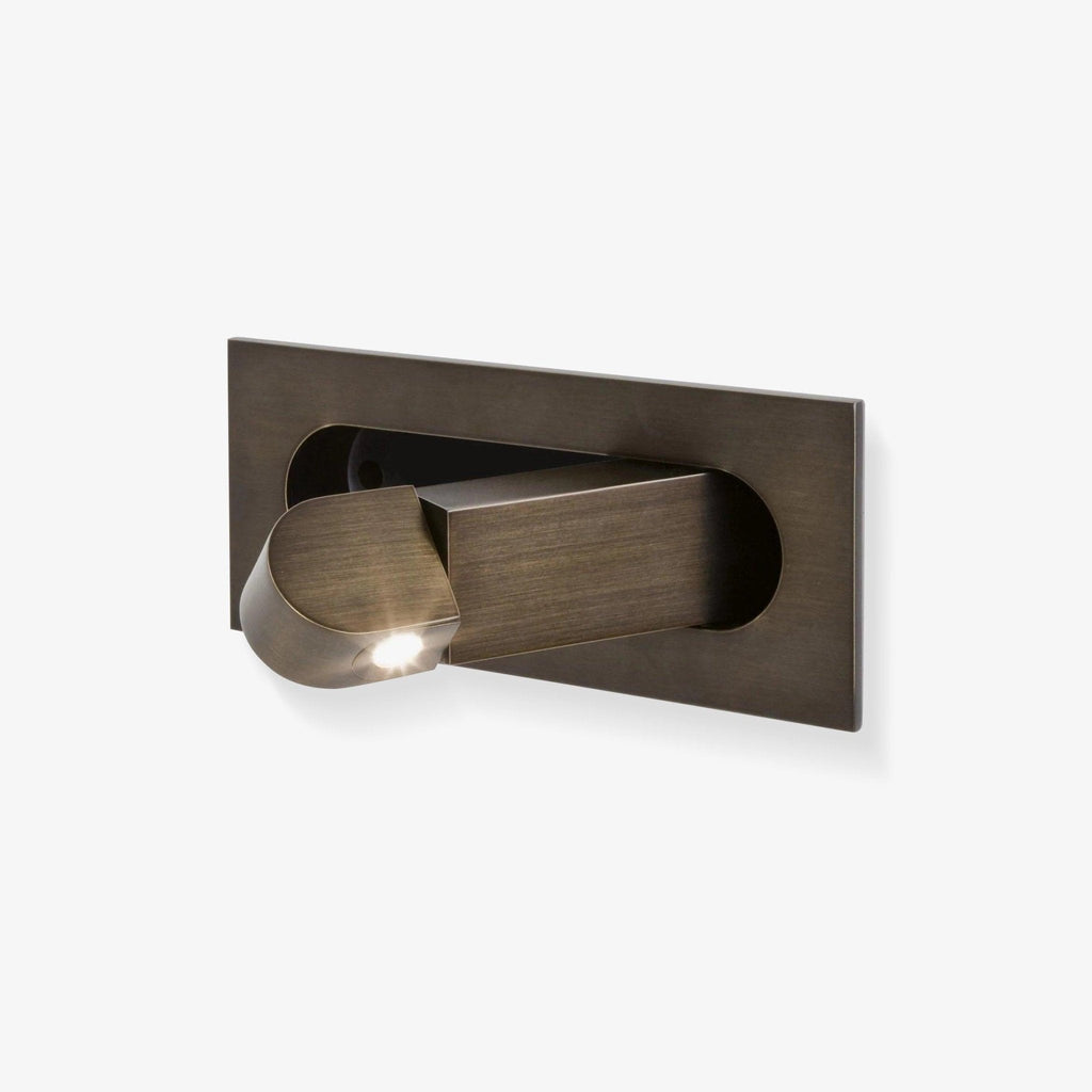 NyraLume Halo LED nástěnná lampa na čtení u postele s ambientním podsvícením