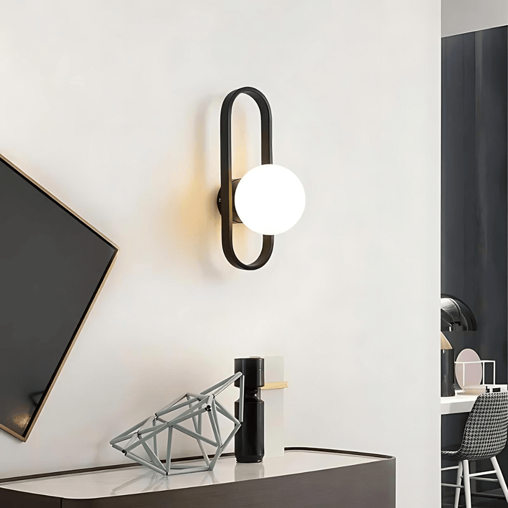 Modern LED glass wall light Camille 0