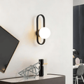 Modern LED glass wall light Camille 0