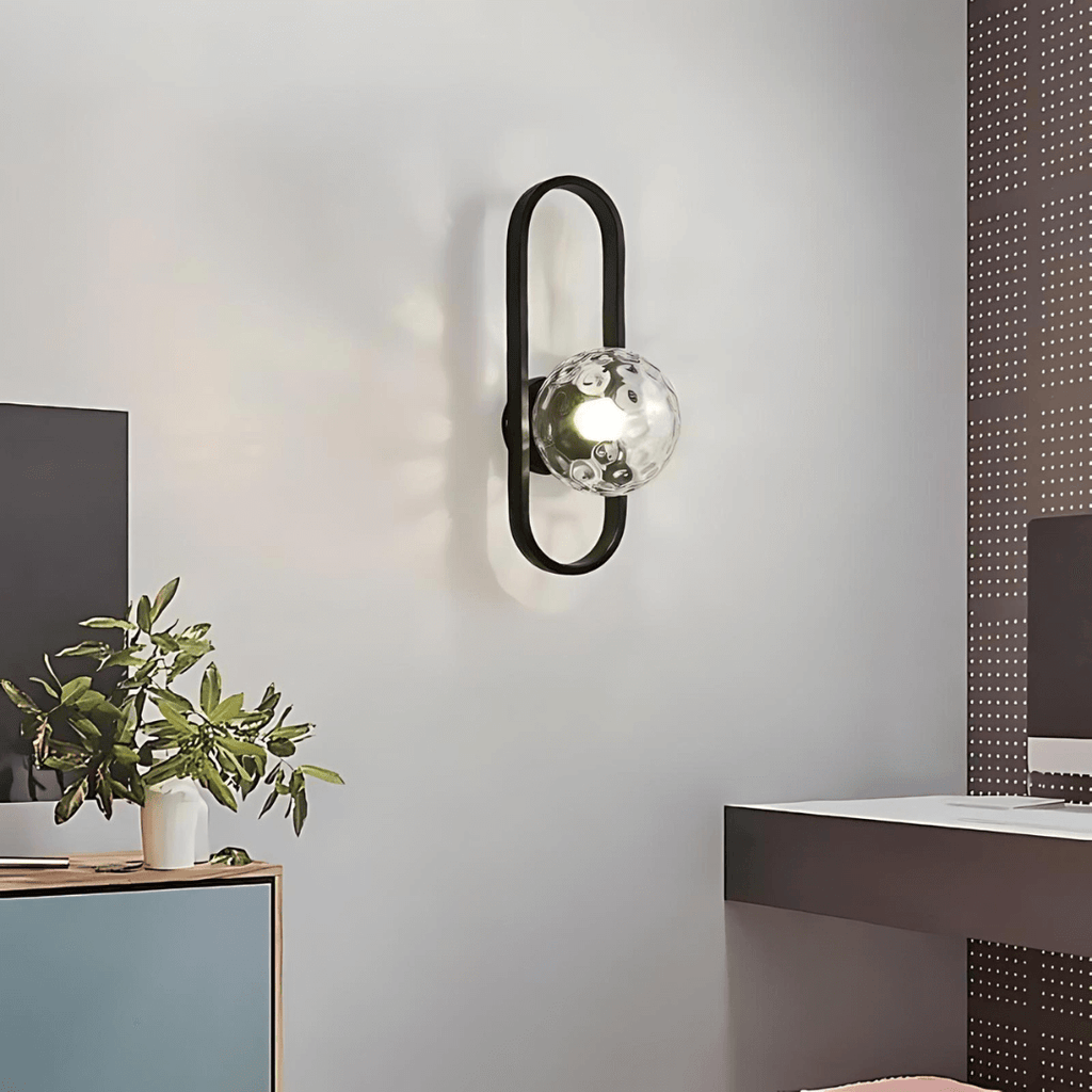 Modern LED glass wall light Camille 4