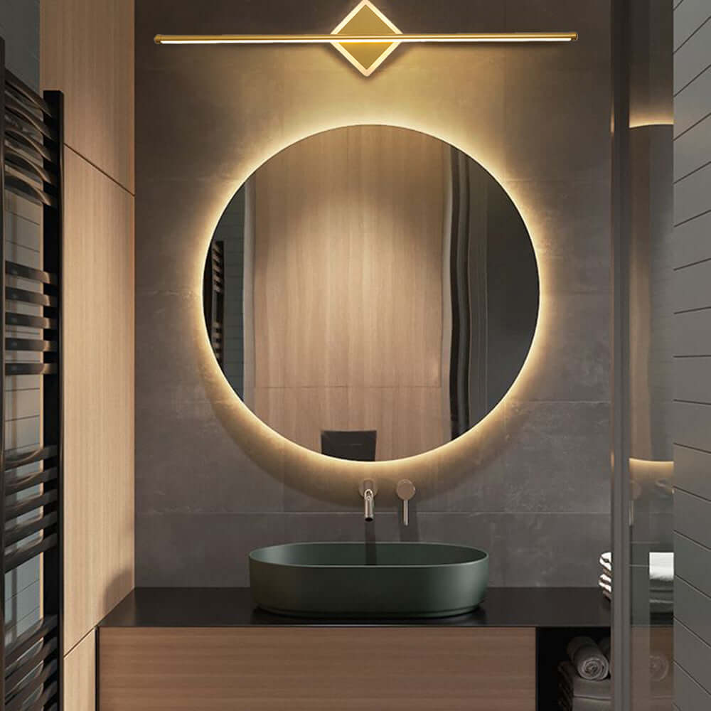 Modern LED wall light - round & square 3