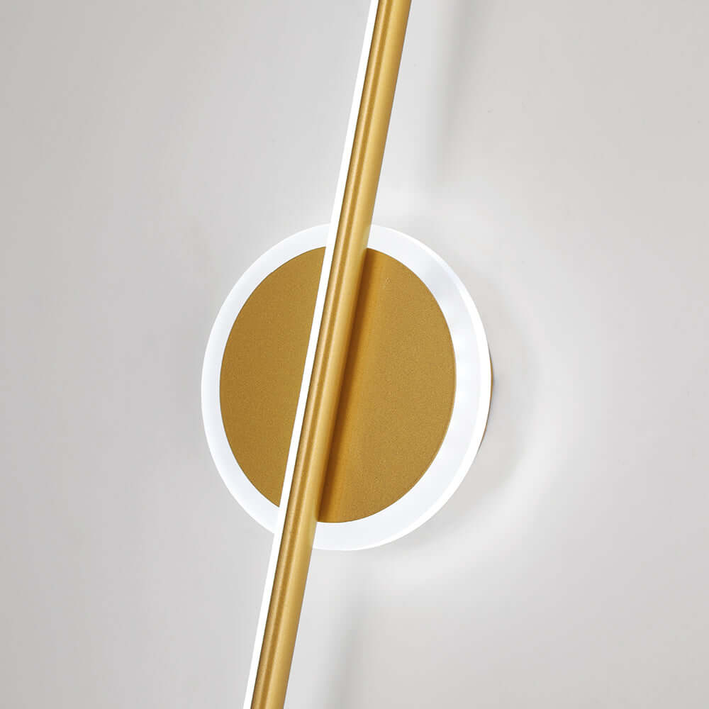 Modern LED wall light - round & square 8