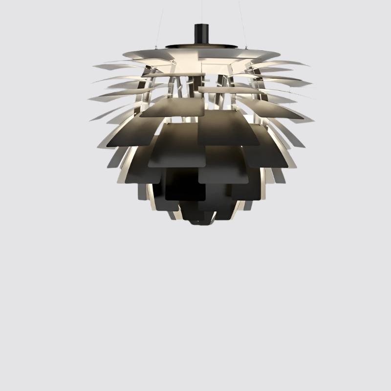 LumaArc Artiskok Metalpendel fra NovaLuxe LED Skulptur