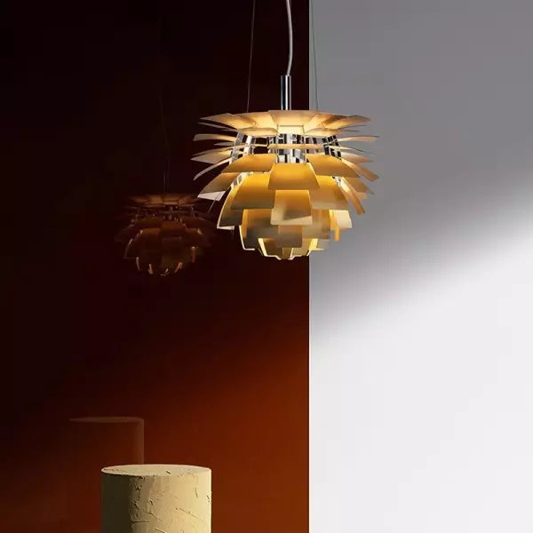LumaArc Artiskok Metalpendel fra NovaLuxe LED Skulptur