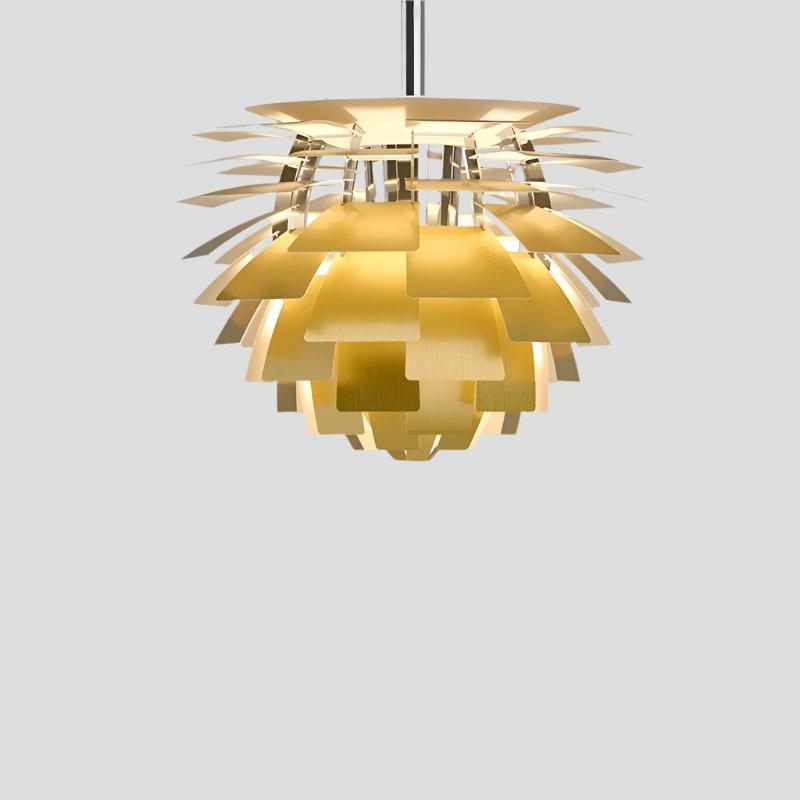 LumaArc Artiskok Metalpendel fra NovaLuxe LED Skulptur