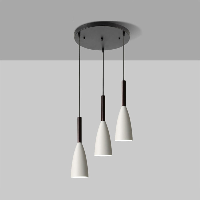 لوستر سه‌چراغ Northern Glow با بدنه آلومینیومی و کابل قابل تنظیم