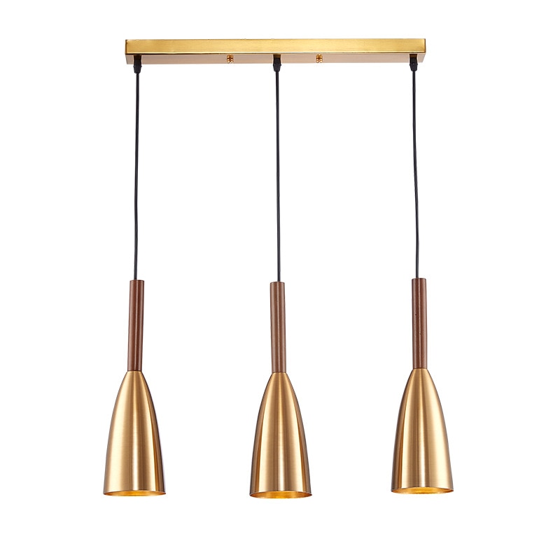 Aurelia Nordic 3-Light Pendant With Aluminum Body And Adjustable Cable
