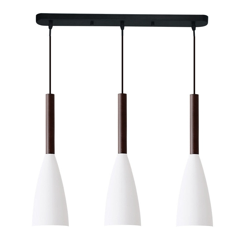 لوستر سه‌چراغ Northern Glow با بدنه آلومینیومی و کابل قابل تنظیم