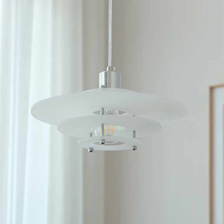 Luminara UFO akrylové závěsné svítidlo s moderní elegancí