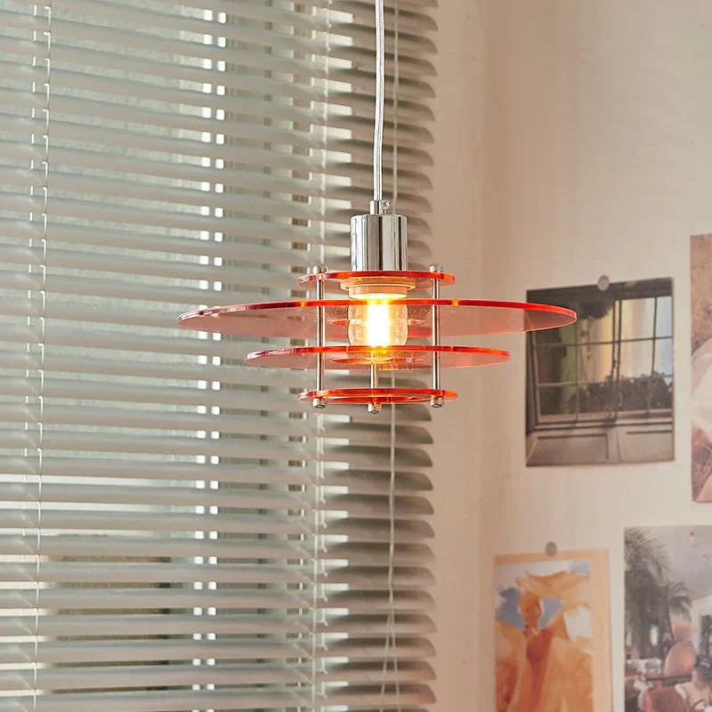 Luminara UFO akrylové závěsné svítidlo s moderní elegancí
