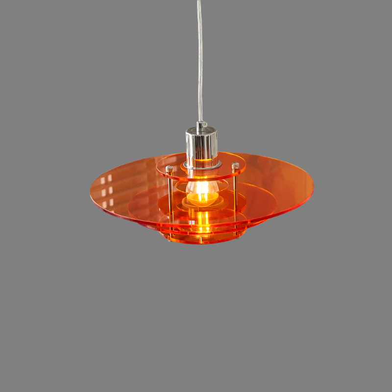 Luminara UFO akrylové závěsné svítidlo s moderní elegancí