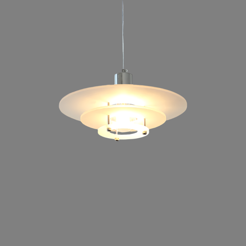 Luminara UFO akrylové závěsné svítidlo s moderní elegancí
