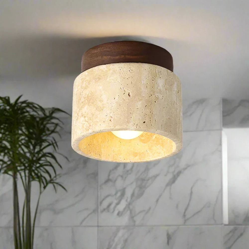 چراغ سقفی مدرن کرم با سیلوئت خلاقانه برای اتاق نشیمن و اتاق خواب