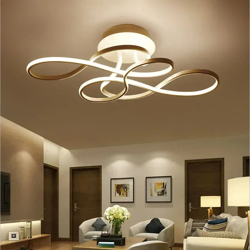 Aureon Glow Modern Ceiling Light for Living Rooms with Warm Ambiance