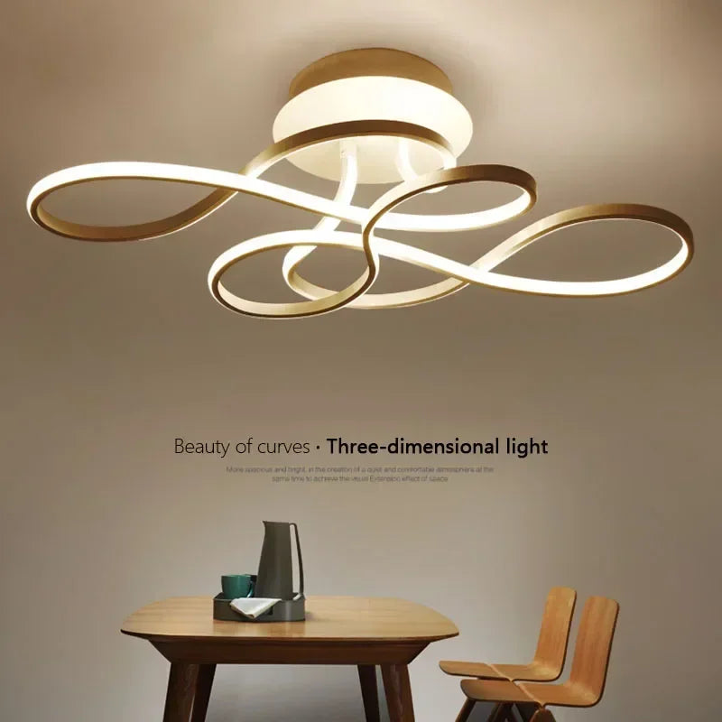 Aureon Glow Modern Ceiling Light for Living Rooms with Warm Ambiance
