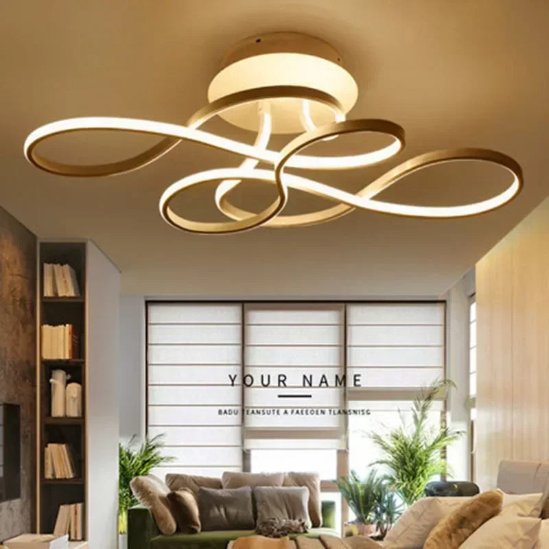 Aureon Glow Modern Ceiling Light for Living Rooms with Warm Ambiance