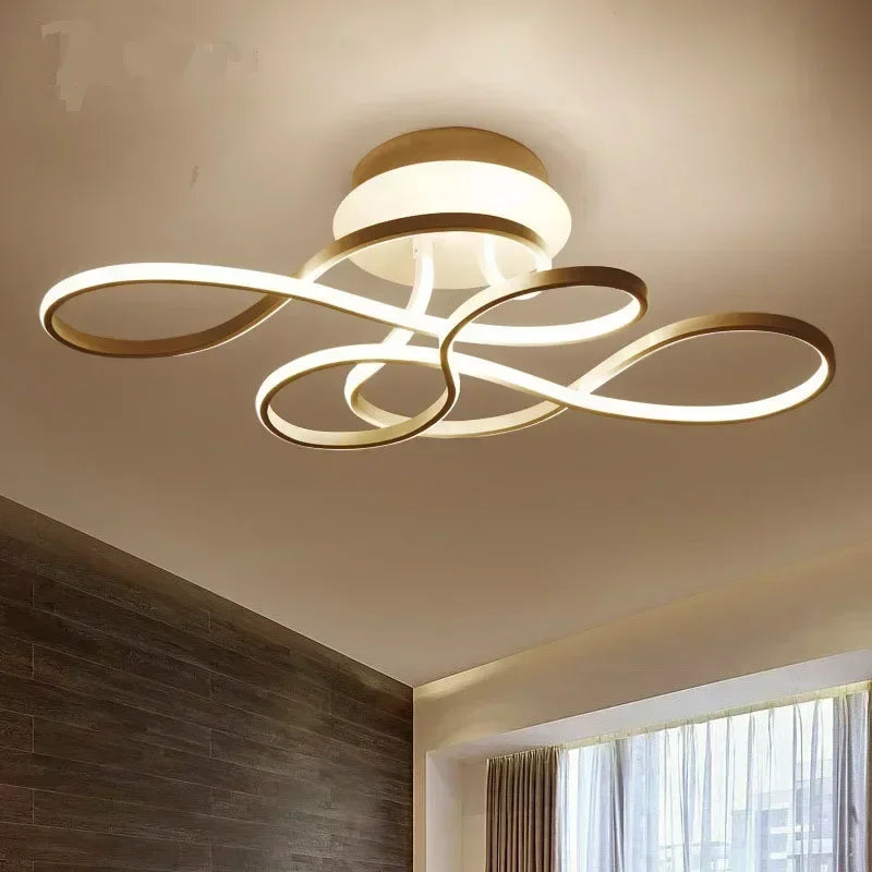 Aureon Glow Modern Ceiling Light for Living Rooms with Warm Ambiance
