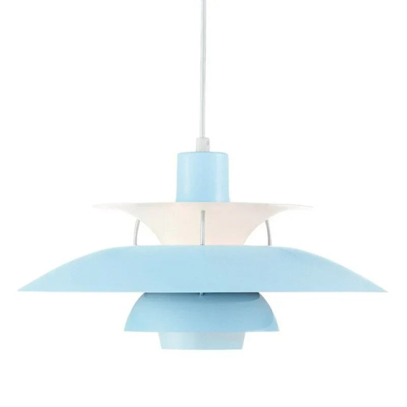 Lunara LED závěsná lampa v barevném kovovém provedení pro obytné prostory