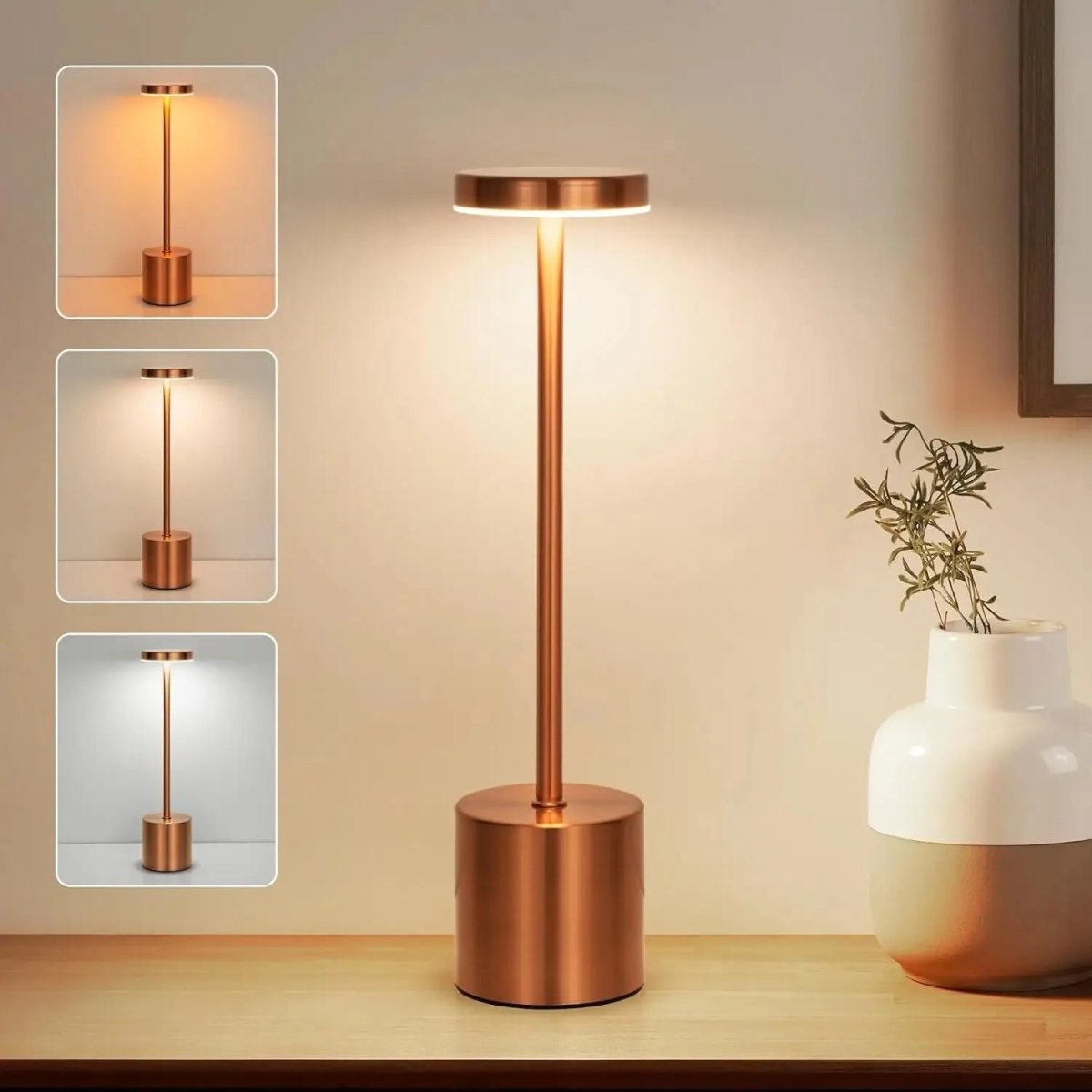Lampada da Tavolo AuroraGlow Nordic per Luce Ambientale Calda