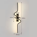 Aurelle | Up And Down Matte Black LED Wall Light