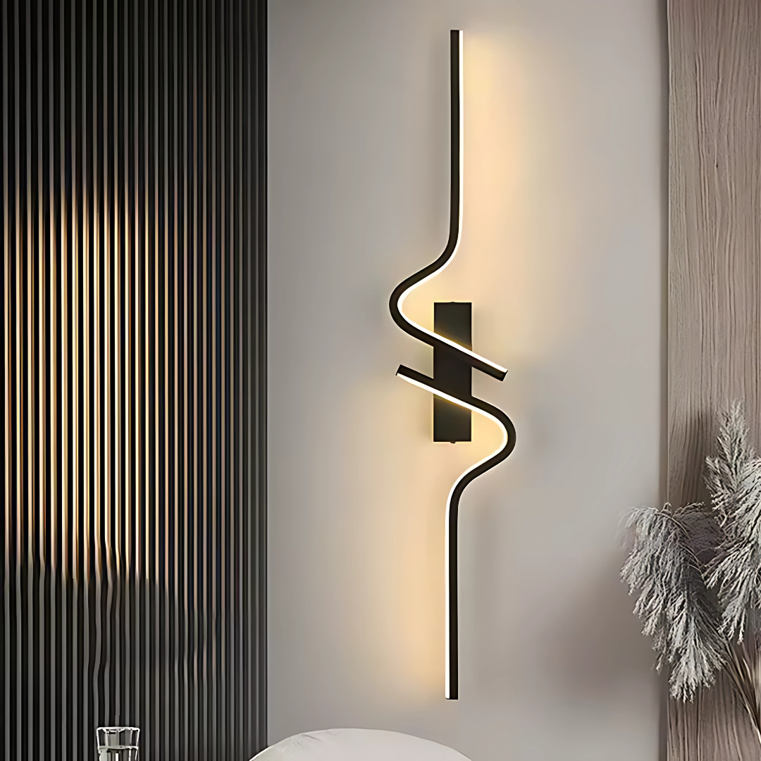 Aurelle | Up And Down Matte Black LED Wall Light