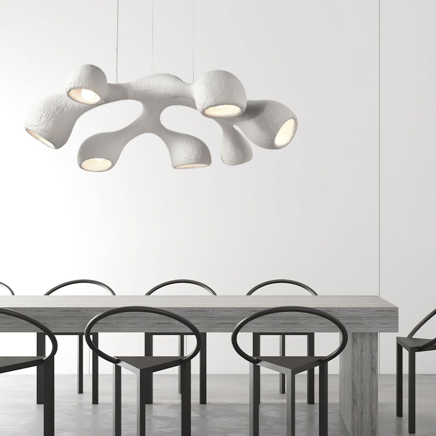 Silvara Scandinavian Cloud Pendant Lamp in Polystyrene