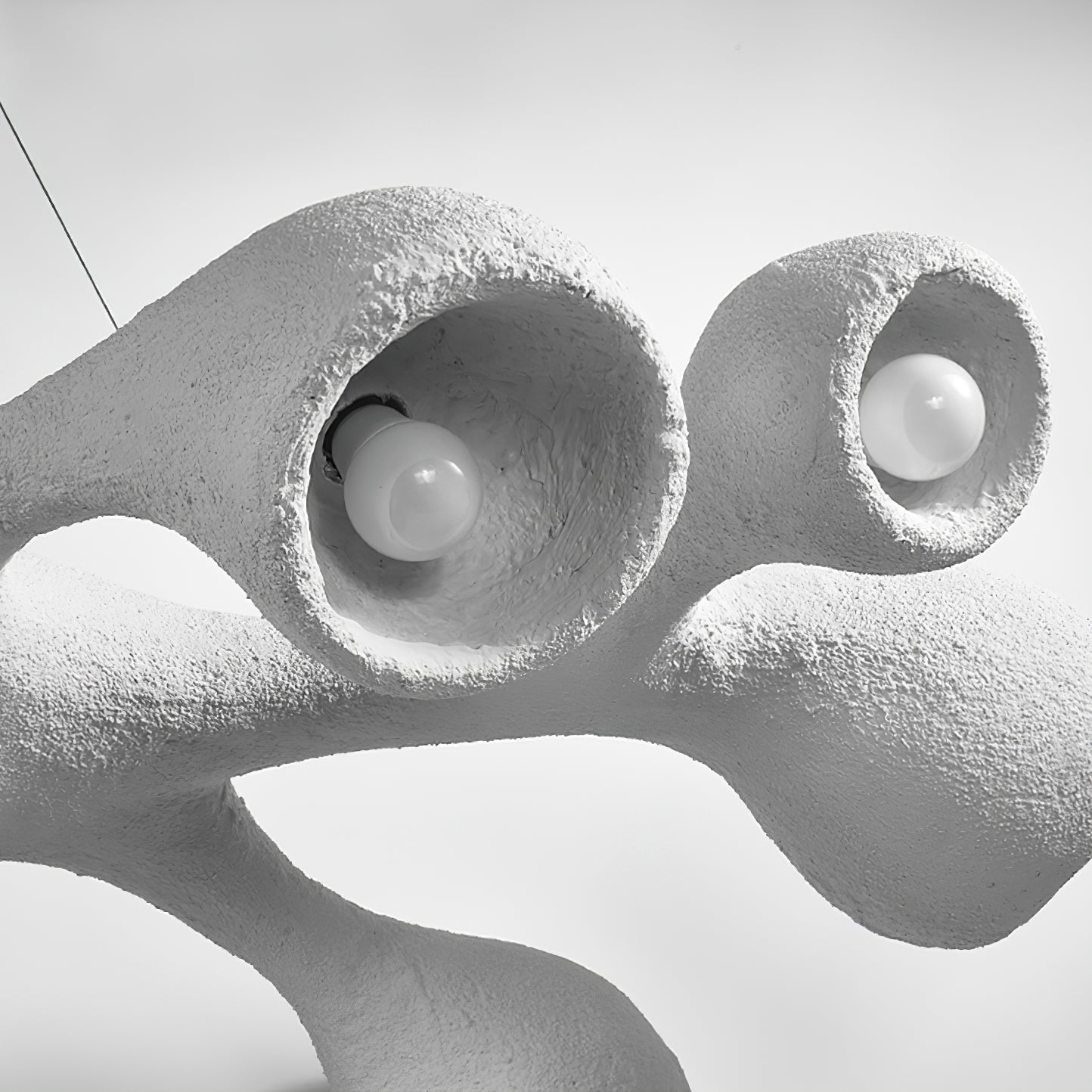 Silvara Scandinavian Cloud Pendant Lamp in Polystyrene