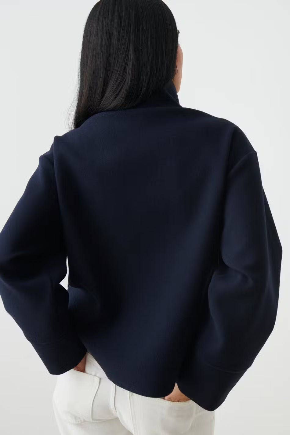 Women's Short Coat With Modern Button Front Design For Everyday Wear