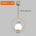 Nordic Glass Ball Pendant Lights for Elegant Ambience