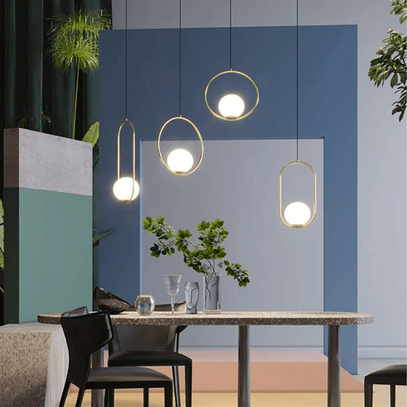 Nordic Glass Ball Pendant Lights for Elegant Ambience