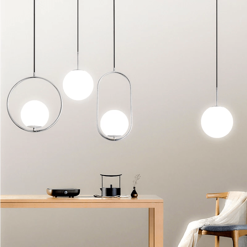 Nordic Glass Ball Pendant Lights for Elegant Ambience
