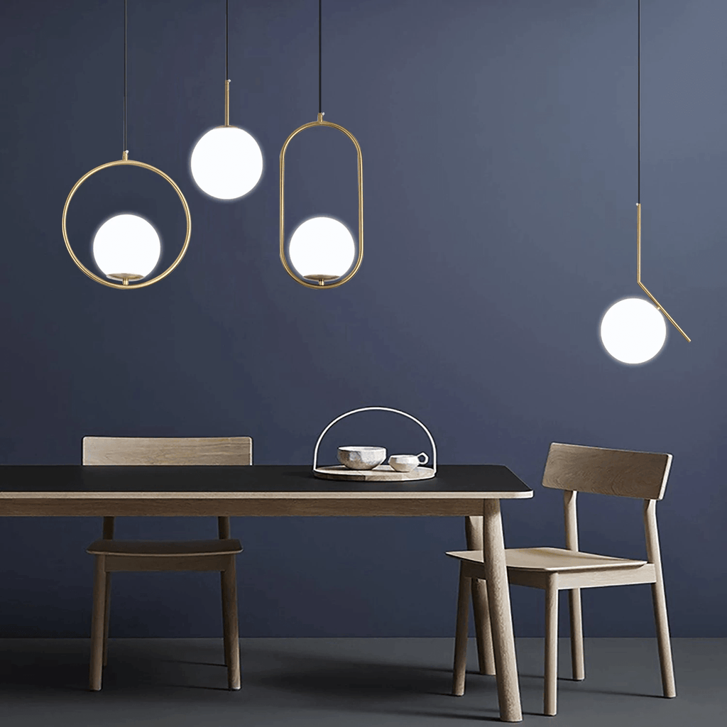 Nordic Glass Ball Pendant Lights for Elegant Ambience