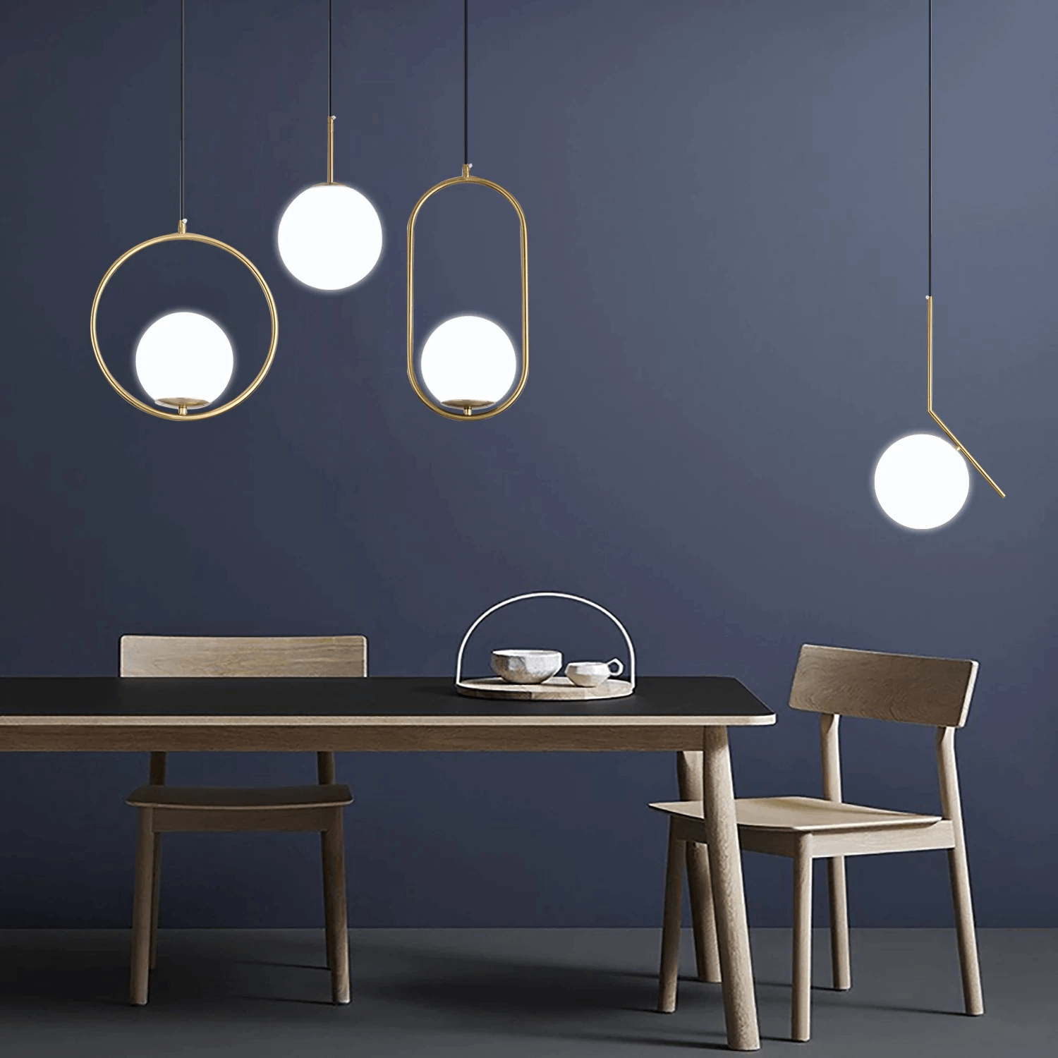 Nordic Glass Ball Pendant Lights for Elegant Ambience