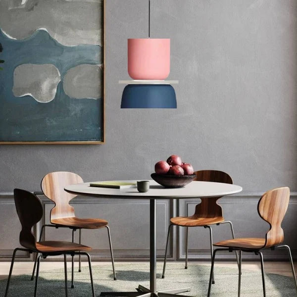Skyrin Nordic Pendant Light In Aluminum And Acrylic E27 Socket